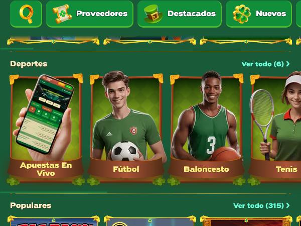 Sección de apuestas deportivas
