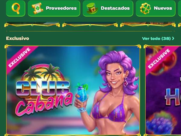Juegos exclusivos del casino