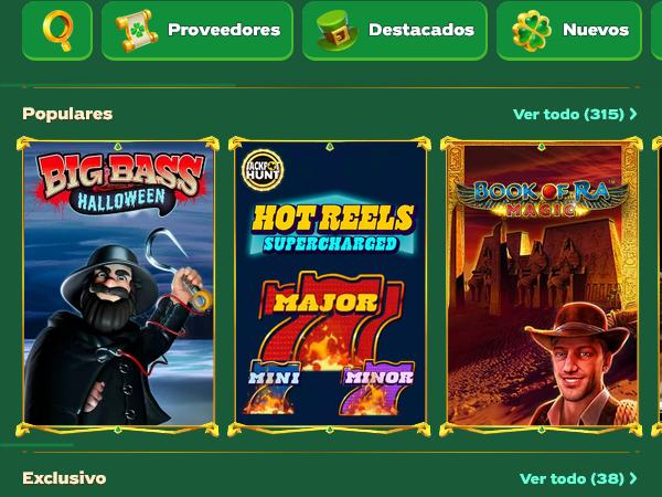Juegos populares del casino