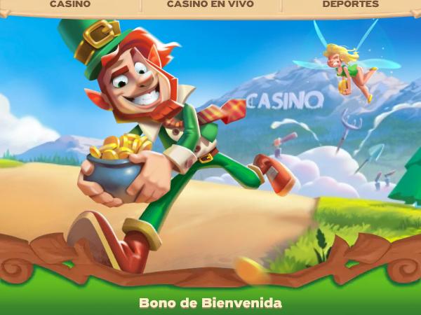 Mascota del casino con tesoro